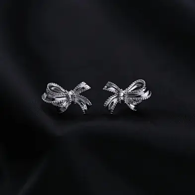 helix earrings silver