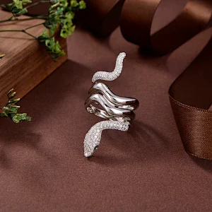 sterling silver cat ring