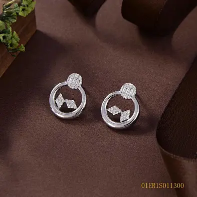 wholesale real silver earrings