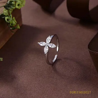 silver nugget ring