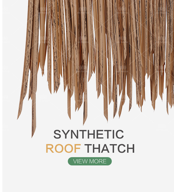 EXCLUZO Simulated Thatch Roof, Artificial Straw Thatch Roof, Park