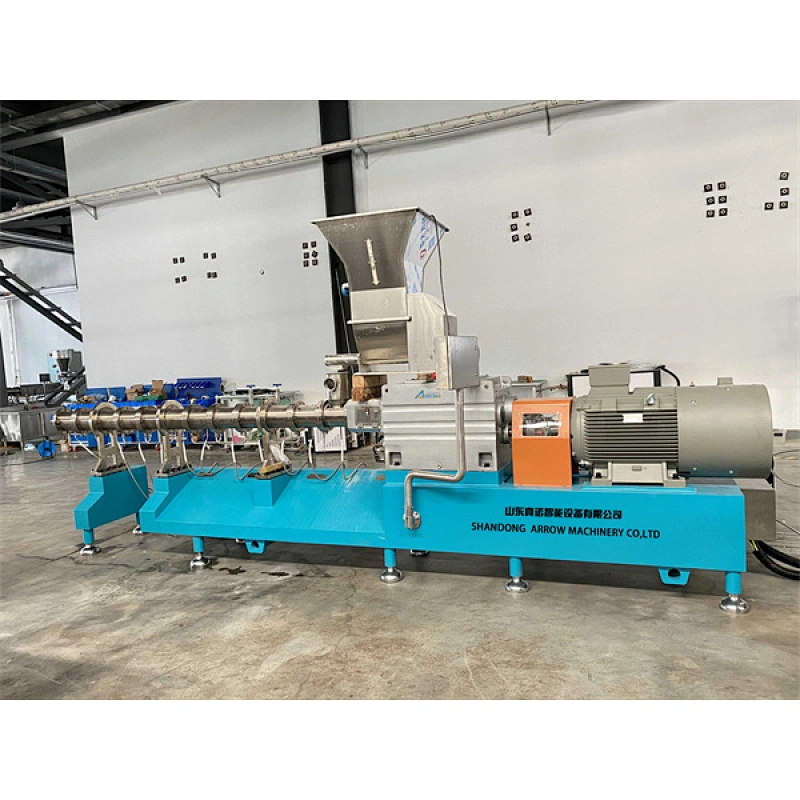 Double-screw extruder machine