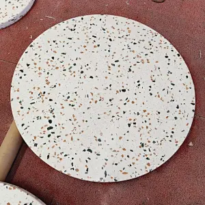 Cement White Color Terrazzo