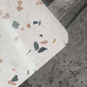 Cement White Color Terrazzo
