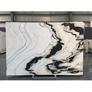 panda white marble slab