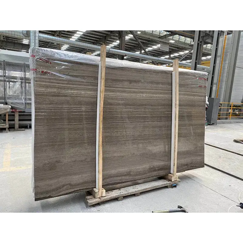 Natural  coffee color marble tile for wall and flooring tile