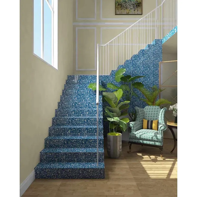 cement  terrazzo  floor