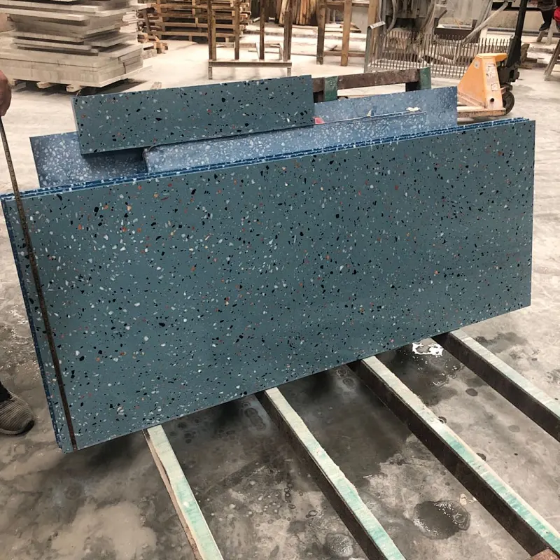 cement  terrazzo  floor