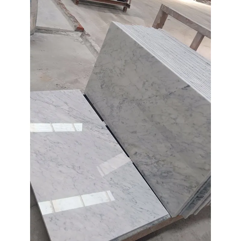 Factory Competitive price carrara  white marble slab and tile