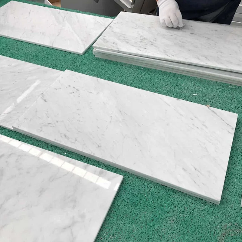 Carrara white marble 60x30 flooring tiles