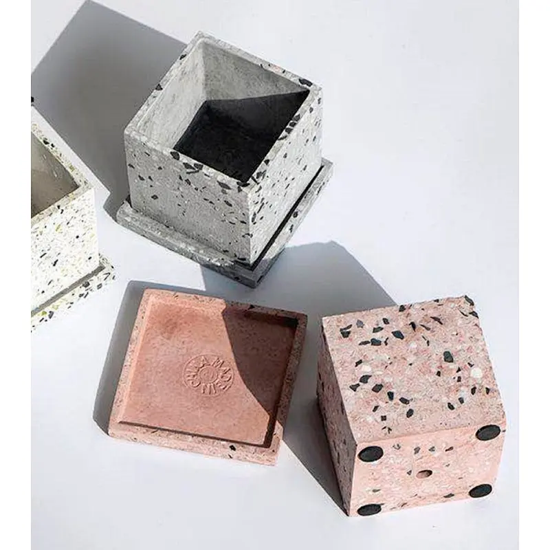 terrazzo flower pot