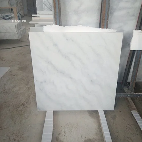 Polished white marble Chinese stone floor tile and slab