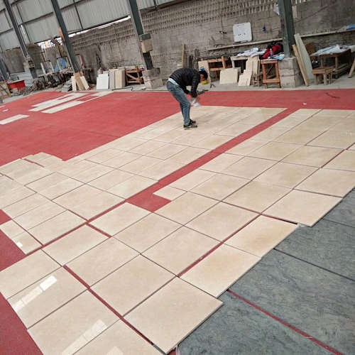 beige marble floor tile