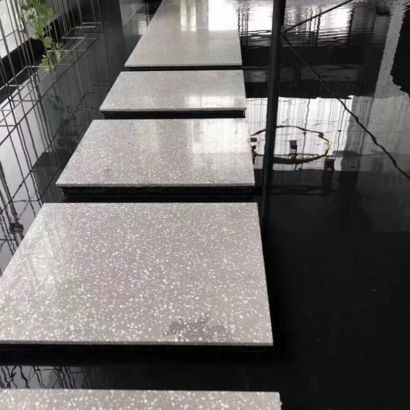 Terrazzo pavement tile