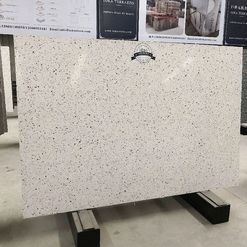 White big  terrazzo slab for indoor  and out decoration cement terrazzo slabs