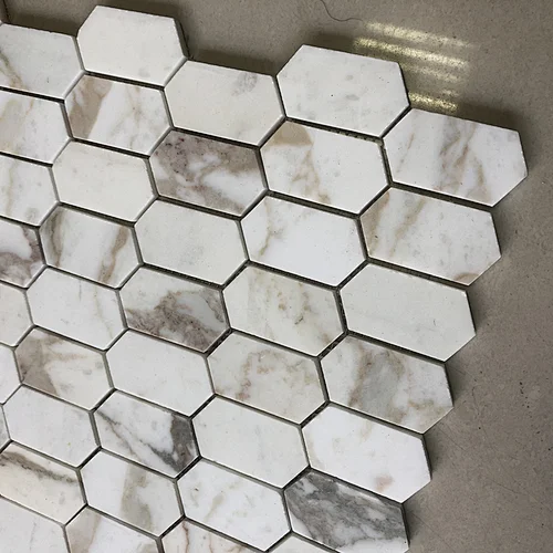 High Quality  white marble mosaic  tile  mosaic backplash for bathroom