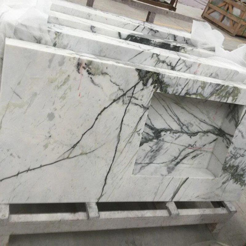 light green marble slab