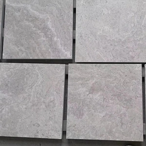 Wooden White Marble with Cross Cut