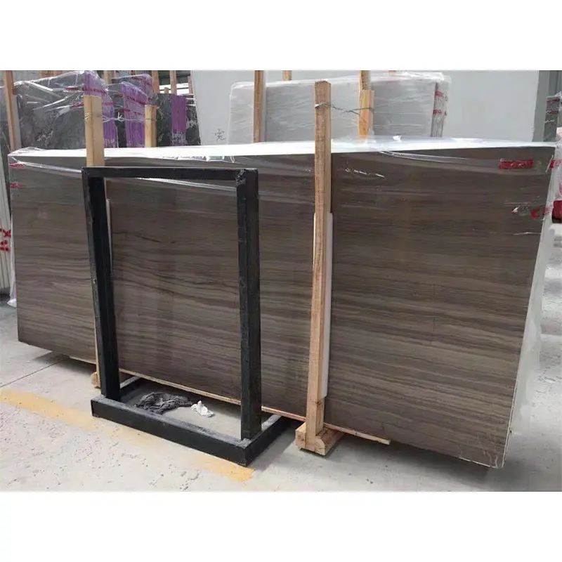 Polished dark marble