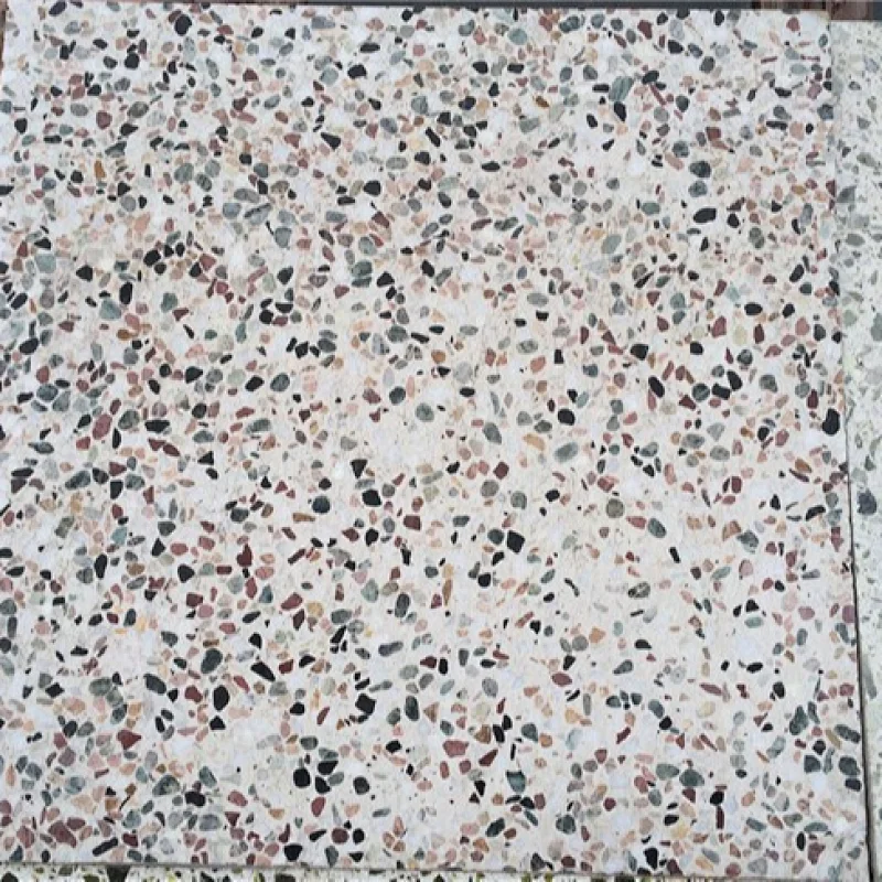white terrazzo planters