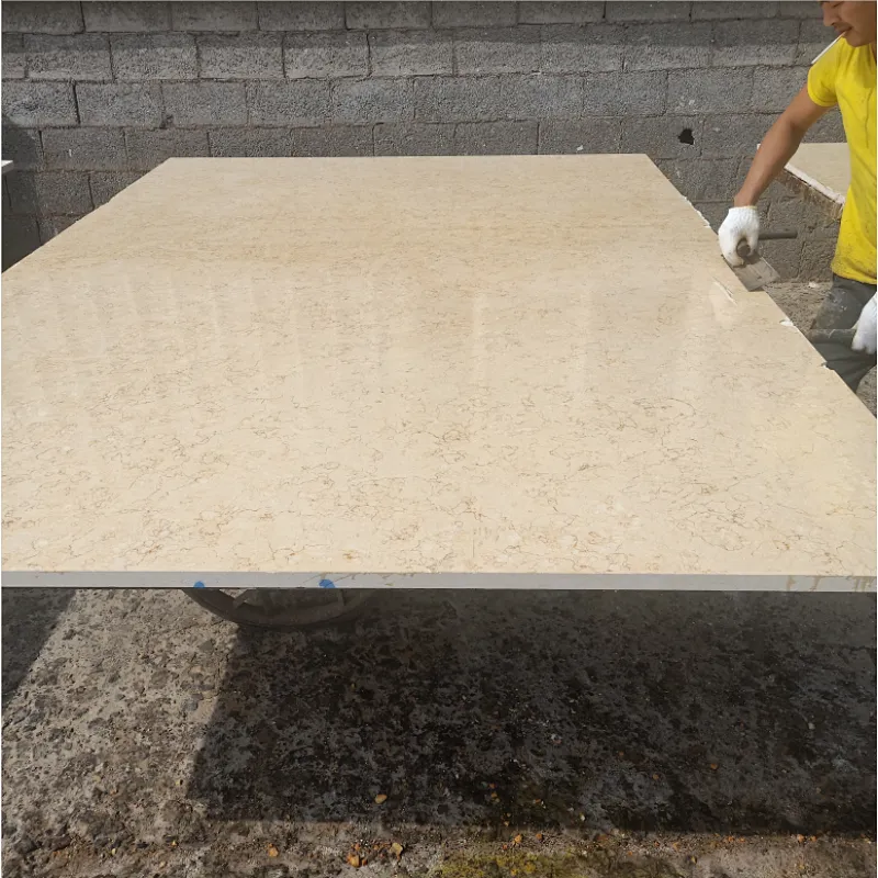 beige marble floor