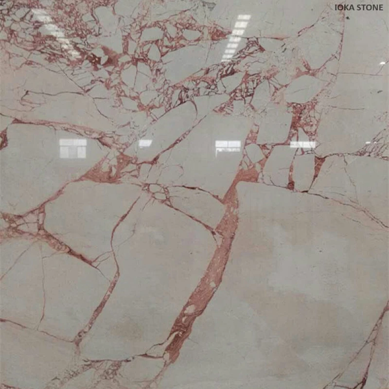 white marble pink veins