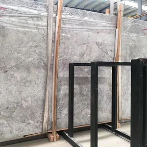 Natural Dora Grey marble slabs and tiles for floor