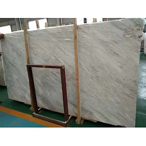 volakas white  marble slab for countertop