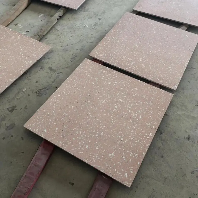 Pink color Terrazzo