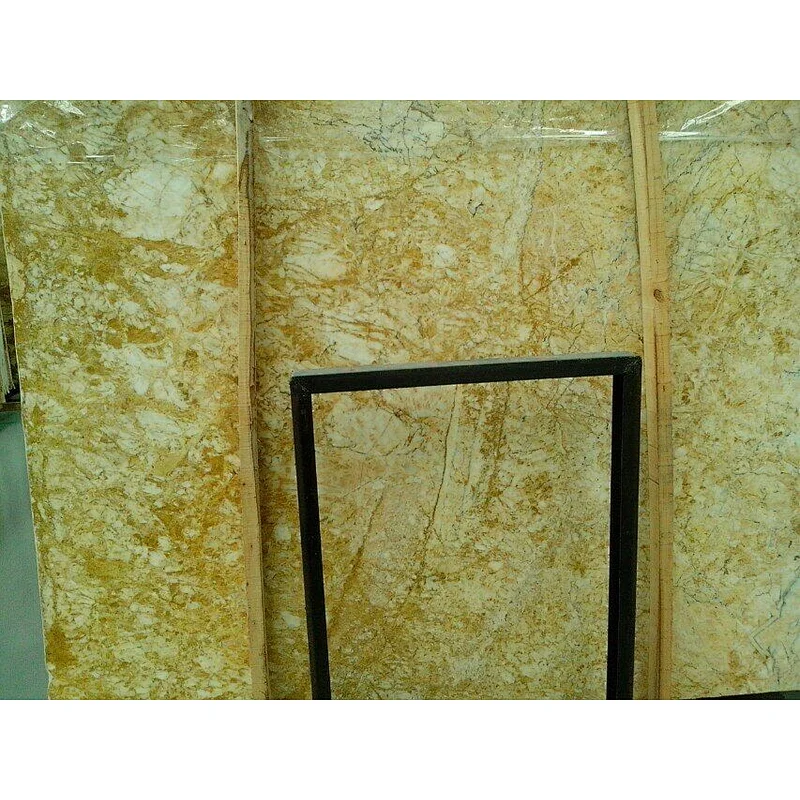 Sunny Dream Golden Marble With Beautiful White Veins