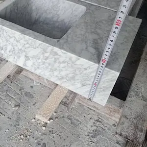 Carrara White marble sink