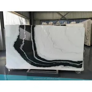 panda white marble slab