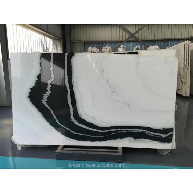 panda white marble slab