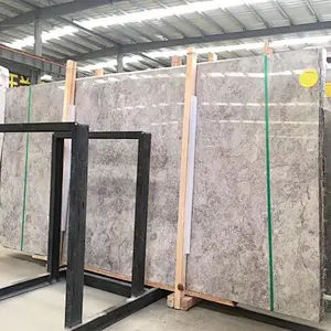 Natural Dora Grey marble slabs and tiles for floor