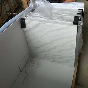 Polished white marble Chinese stone floor tile and slab
