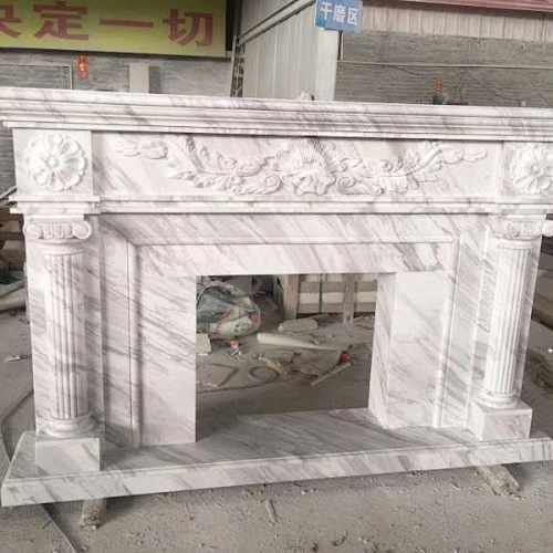 marble fireplace mantel