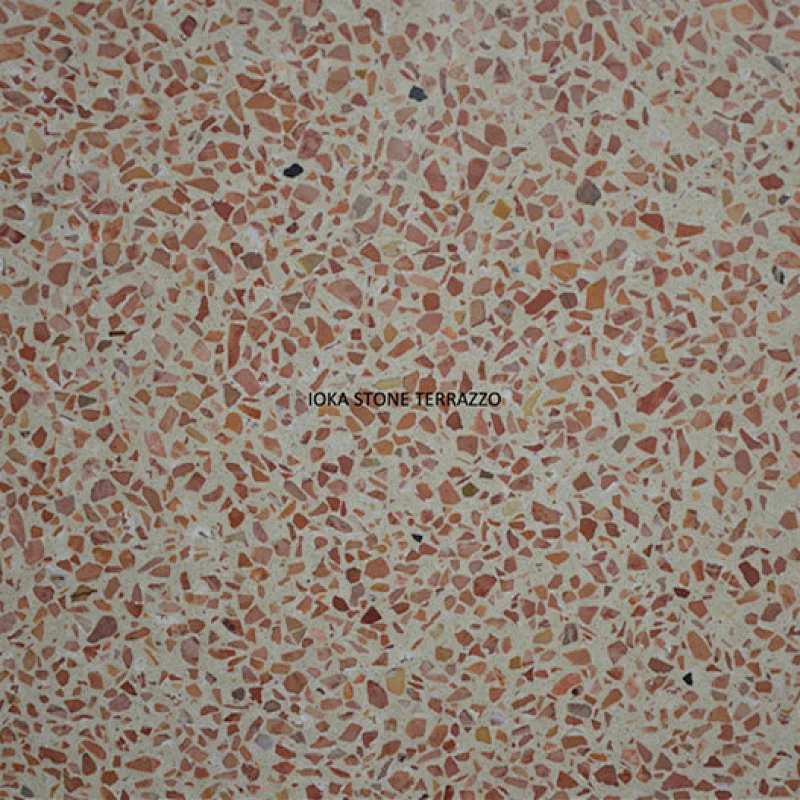 polished yellow concrete floor tiles