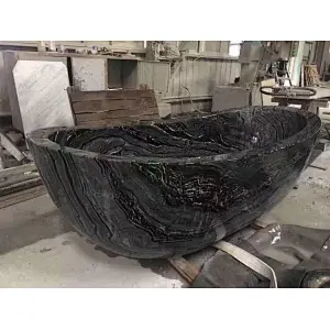 Black marble slab