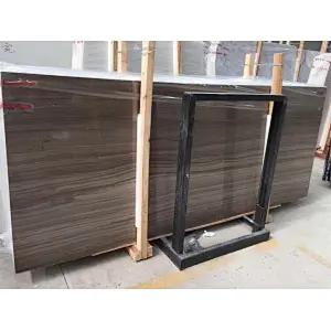 Polished dark marble
