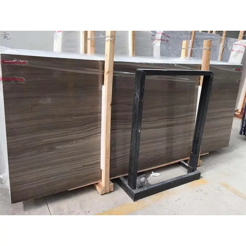 Polished dark marble