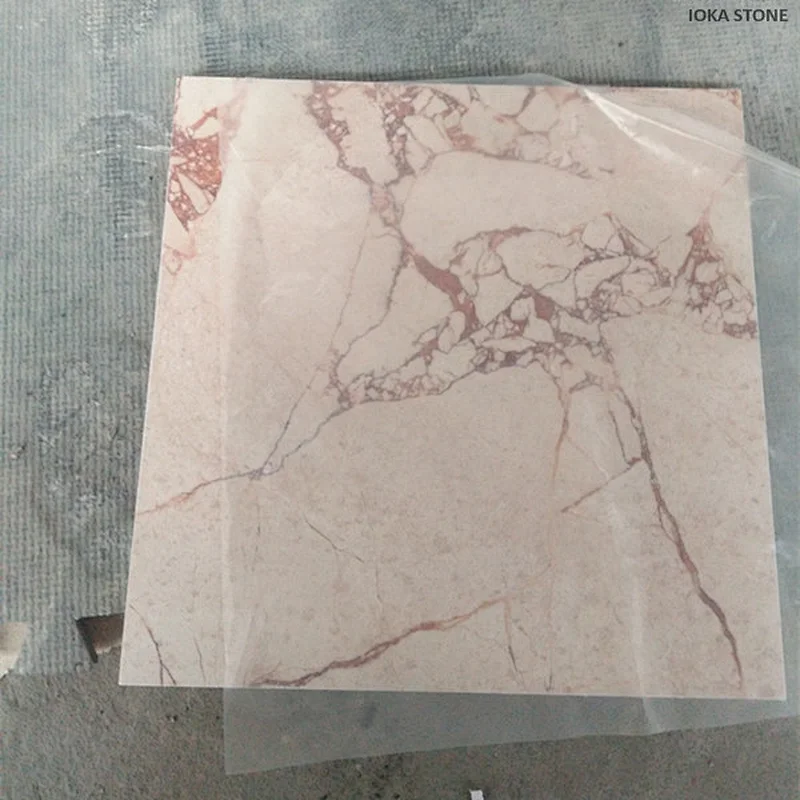 white marble pink veins
