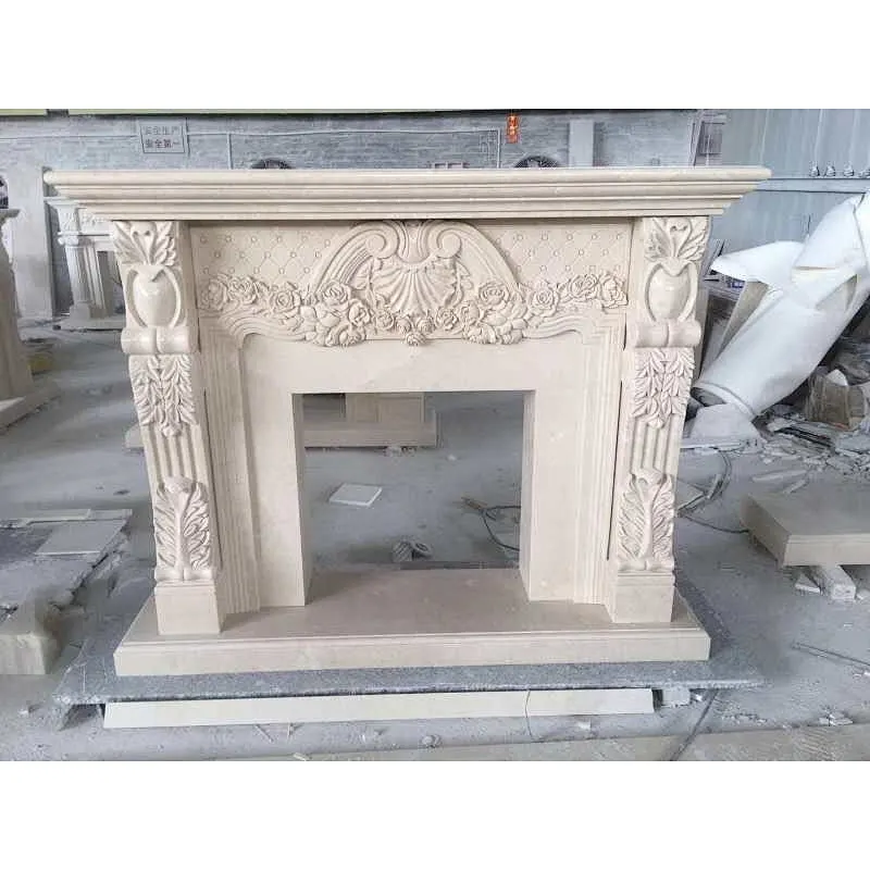 marble fireplace mantel