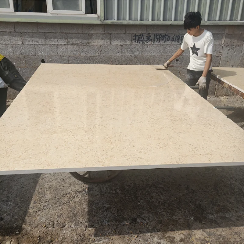 beige marble floor
