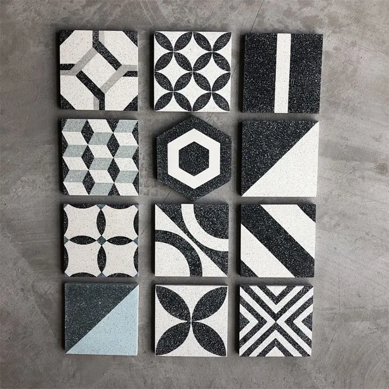 terrazzo floor tiles