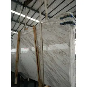 volakas white  marble slab for countertop