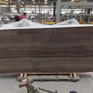 Polished dark marble