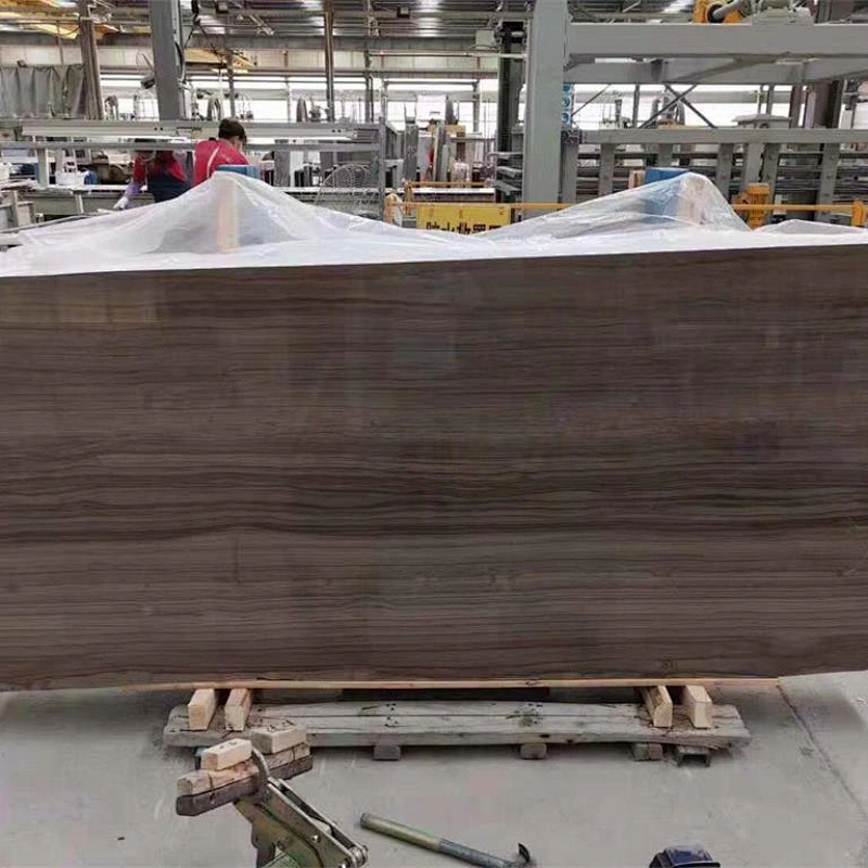 Polished dark marble