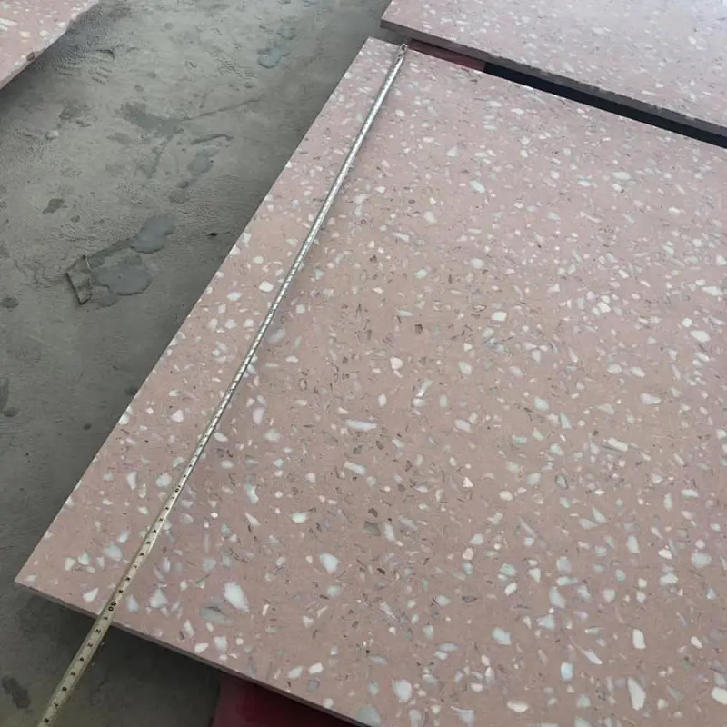 Terrazzo pavement tile