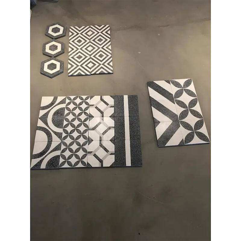 terrazzo floor tiles