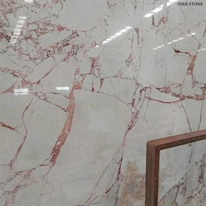 white marble pink veins